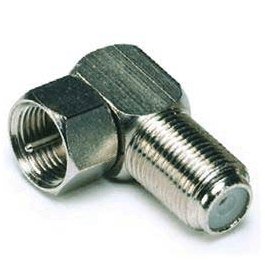 F connector 90°
